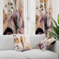 Zasłona półzaciemniająca glamour 140x240 na taśmie      - 10547