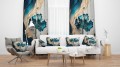 Zasłona półzaciemniająca glamour 140x250 na taśmie  - 10897