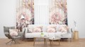 Zasłona półzaciemniająca glamour 140x250 na taśmie   - 10923