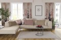 Zasłona półzaciemniająca glamour 140x250 na taśmie   - 10926