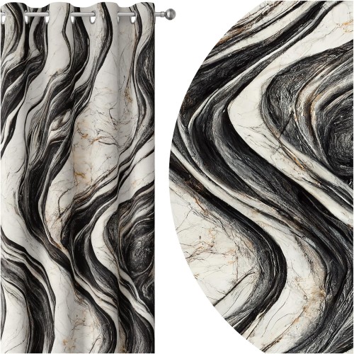 Zasłona półzaciemniająca glamour 140x250, przelotki  - 11244