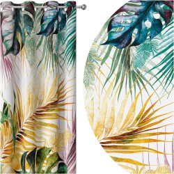 Zasłona półzaciemniająca glamour 140x250, przelotki  