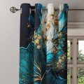 Zasłona półzaciemniająca glamour 140x250, przelotki    - 11281
