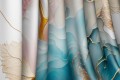 Zasłona zaciemniająca welurowa glamour,  140x250 cm, na taśmie  - 11328