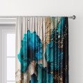 Zasłona zaciemniająca welurowa glamour,  140x250 cm, na taśmie  - 11357