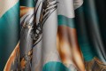 Zasłona zaciemniająca welurowa glamour,  140x250 cm, na taśmie - 11372
