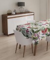 Obrus plamoodporny w kwiaty 140x220 - 1212
