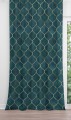 Zasłona półzaciemniająca, art deco, 140x250 cm, na taśmie - 128