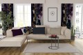 Zasłona półzaciemniająca glamour 140x230 na taśmie    - 13195