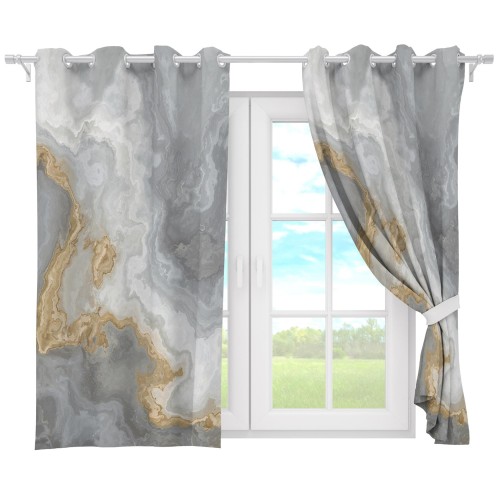 Zasłona półzaciemniająca glamour 140x160, przelotki   - 13353