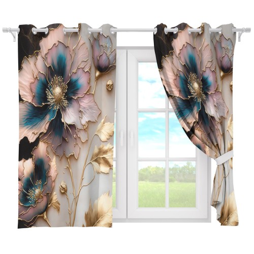 Zasłona półzaciemniająca glamour 140x160 przelotki    - 13363