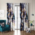 Zasłona półzaciemniająca glamour 140x250, przelotki       - 13555