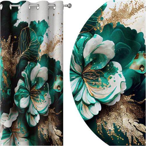 Zasłona półzaciemniająca glamour 140x250, przelotki       - 13607