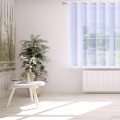 Firana gotowa biała woal 400x130 przelotki      - 14846