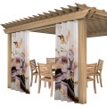 Zasłony ogrodowe glamour do altany tarasu ogrodu 155x220  przelotki    - 16191