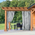 Zasłony ogrodowe tropikalne liście do altany tarasu ogrodu 155x220  przelotki   - 16206