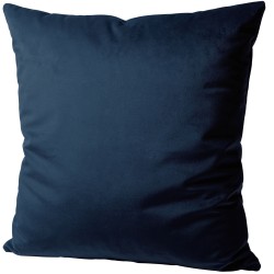  Welwetowa granatowa  poszewka 45x45