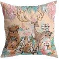 Poszewka dekoracyjna motyw BAMBI do pokoju dziecięcego 40x40 - 16582