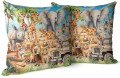 Poszewka dekoracyjna  motyw ZOO do pokoju dziecięcego 40x40 - 16597