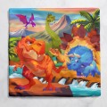 Poszewka dekoracyjna  motyw DINOZAURY do pokoju dziecięcego 40x40  - 16613