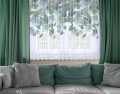 Firana gotowa motyw tropikalnych liści 300x150 - 18177
