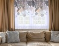 Firana gotowa motyw tropikalnych liści 300x150 - 18201