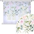 Firana gotowa motyw kwiatowy 400x150 - 18212