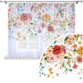 Firana gotowa motyw kwiatowy 400x150 - 18215