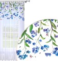 Firana gotowa motyw kwiatowy 140x230 - 18242
