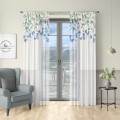 Firana gotowa motyw kwiatowy 140x230 - 18243