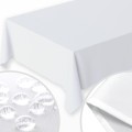 Obrus plamoodporny klasyczny biały 120x200 - 18372
