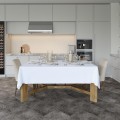 Obrus plamoodporny klasyczny biały 120x200 - 18378