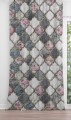 Zasłona półzaciemniająca z motywem geometrycznym 140x250 na taśmie - 18512