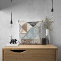 Poszewka dekoracyjna z motywem geometrycznym 40x40 - 18859