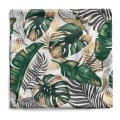Poszewka dekoracyjna z motywem liści monstera 40x40 - 1904