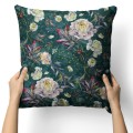 Poszewka z motywem kwiatowym 40x40 - 19727