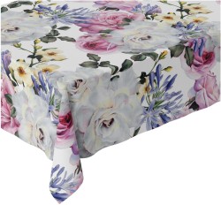 Obrus plamoodporny z motywem kwiatowym  130x180