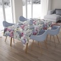 Obrus plamoodporny z motywem kwiatowym  140x100 - 20321