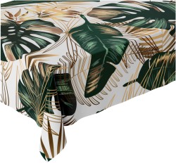 Obrus plamoodporny motyw liści 130x180