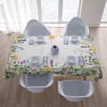 Obrus plamoodporny z motywem kwiatowym  140x200 - 20448