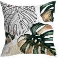 Poszewka dekoracyjna liście monstera tropikalne 40x40 - 2058