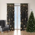  Zasłona półzaciemniająca motyw świąteczny 140x250 na taśmie - 20778