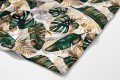 KOC 160x200 CM MIĘKKI CIEPŁY GRUBY Z MOTYWEM LIŚCI MONSTERA - 21139