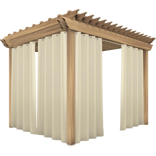 Zasłony ogrodowe do altany tarasu ogrodu 155x240 przelotki  - 21559