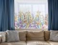 FIRANA ŚWIĄTECZNA GOTOWA 300x150 CM WOAL ZAJĄC NA TAŚMIE WIELKANOC - 21854