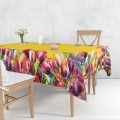 OBRUS PLAMOODPORNY 140x200 CM NA STÓŁ WIOSNA TULIPANY - 21941