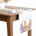 BIEŻNIK OBRUS ŚWIĄTECZNY GŁADKI 40X160 CM NA STÓŁ WIELKANOC ZAJĄC - 22038