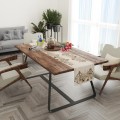 BIEŻNIK OBRUS ŚWIĄTECZNY GŁADKI 40X180 CM NA STÓŁ WIELKANOC ZAJĄC  - 22120