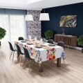 OBRUS WIOSENNY PLAMOODPORNY 140x200 CM WIOSNA NA STÓŁ WZÓR POLNE KWIATY  - 22241