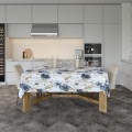 OBRUS PLAMOODPORNY 140x220 NA STÓŁ WIOSENNY WZÓR KWIATY  - 22314